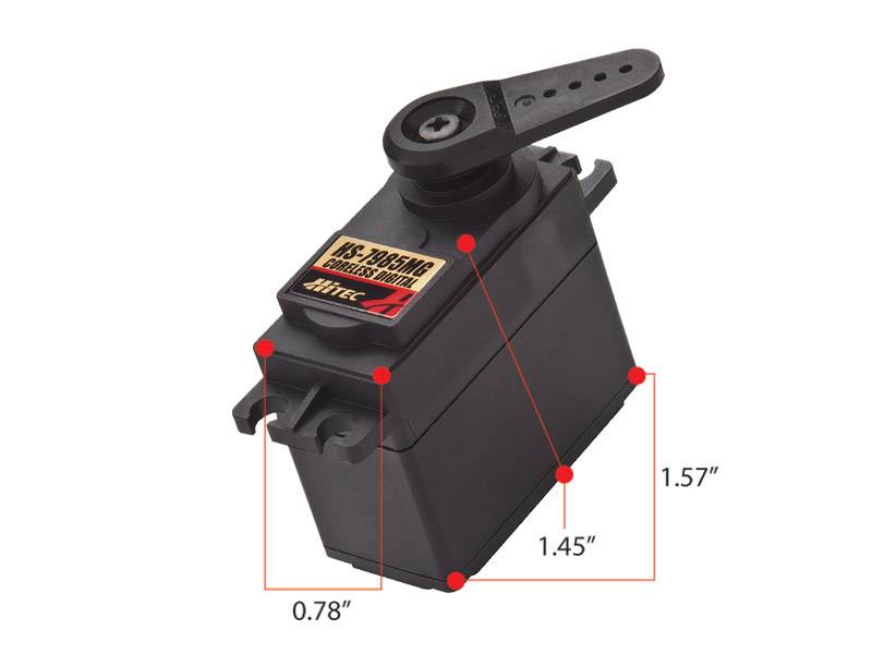 Hitec HS-7955TG High Torque, Titanium Gear, Coreless Ultra Premi